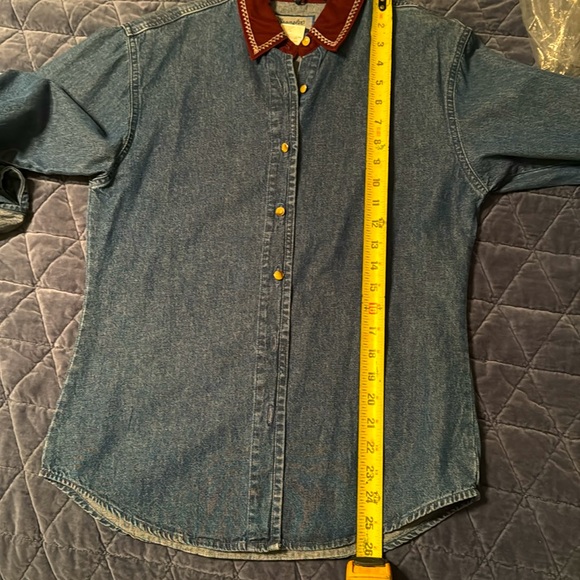 Wrangler denim pearl snap - Picture 4 of 4